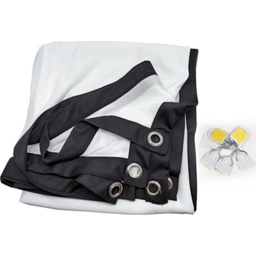 Projector Screen 60 72 84 100 4x3 inch Reflective Fabric for Home Portable simple Reflective Fabric Cloth