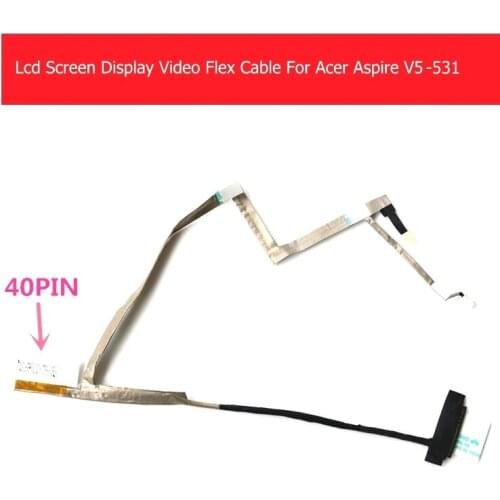 Weeten Genuine Laptop Screen Video Flex Cable For ACER Aspire V5 V5-531 V5-531G V5-551 V5-571 V5-571G Lvds LCD LED Flex cable