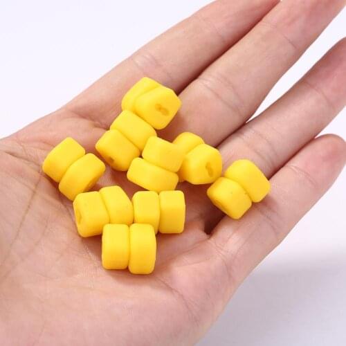 Hot Sale Fishing Lures Skillful Manufacture Artificial Plastic Fishing Lures Corn Shape Lifelike Smell Crankbait Swimbaits