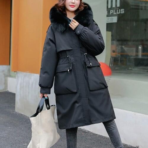 JAYCOSIN Women's Down Jackets With Fur