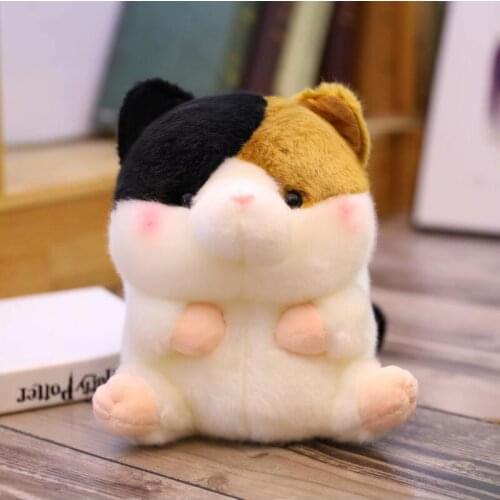 Super Cute Animal Round Owl Cat Monkey Cow Husky Elephant Plush Toy Baby Comfort Toy Children Room Decoration Party Gift