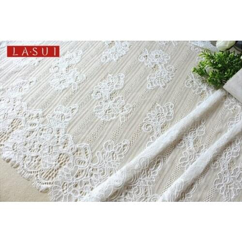 LASUI 1.5m*3m 2 colors 3DThicken the lace Press the yarn Clothing fabric diy dress diy lace embroidery lace accessories