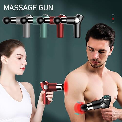 Deep Tissue Muscle Massage Gun Body Shoulder Back Neck Massager Exercising Athletes Relaxation Slimming Shaping Pain Relief