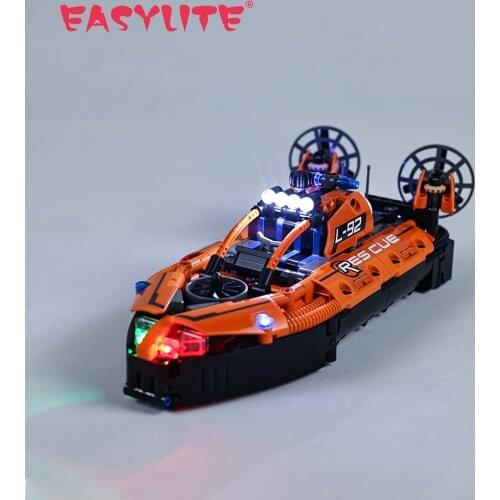 LED Lighting Kit for Rescue Hovercraft 42120 Building Blocks Collectible Only Light Set Not Include Bricks