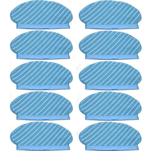 10Pcs Mop Cloth Pads Set for Ecovacs Deebot Ozmo 920 950 Vacuum Cleaner Parts Replacement Home Accessories