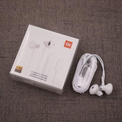 Xiaomi 9 Type C Dual Driver Earphone Half In-Ear Hybrid DC Earphones With Mic Wire Control For Mi 10 11 10T Pro Redmi K40 Pro