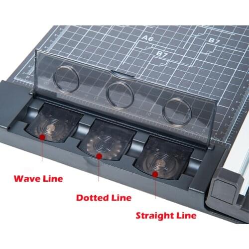 A4Three in One Precision Paper Photo Trimmers Cutter Scrapbook Trimmer Lightweight Cutting Mat Machine Cutting Blade Office Kit