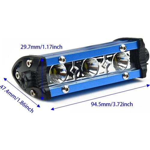 Truck Work Light Bar 12V SUV Spot 6500K ATV Bright Car Driving LED Lamp