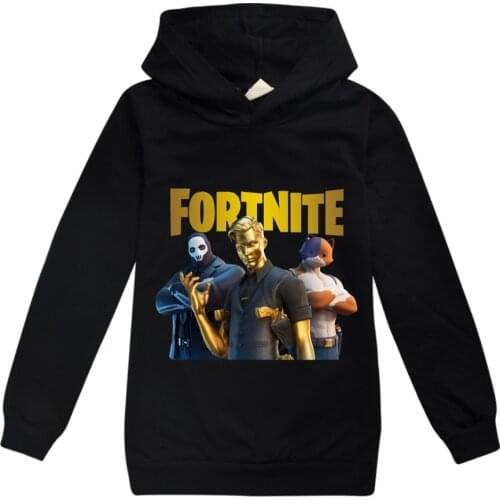 Fortnite Hooded Sweatshirt Boys Girls Teens Fortnight Thin Hoodies Pullover Long Sleeve Casual Shirts Spring Childrens Clothing