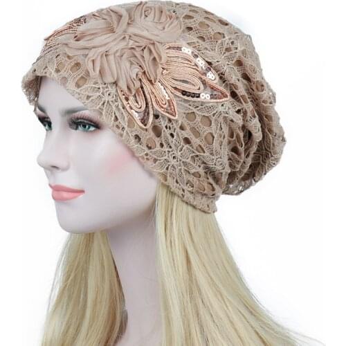 Spring Autumn Hat For Women Skullies Beanies Women Fashion Warm Cap Unisex Elasticity Knit Beanie Hats Gorros Female Lace Caps