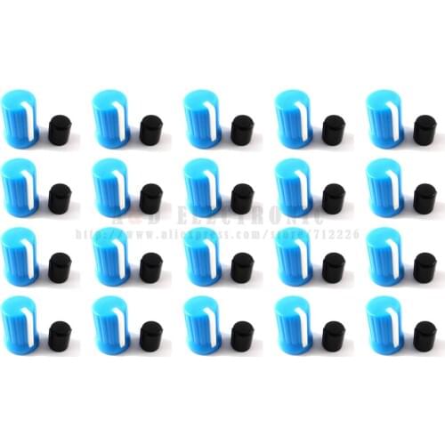 20pcs/lot gray Color Rotary Control Knob fit For Pioneer XDJ-RX R1 RZ AERO DJM-T1 S9 DIY DJ