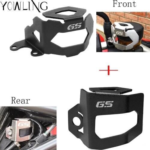 Rear Brake Fluid Reservoir Guard Cover And Front Brake Fluid Reservoir Guard Cover Protect for For BMW F800GS F700GS 2013-2018