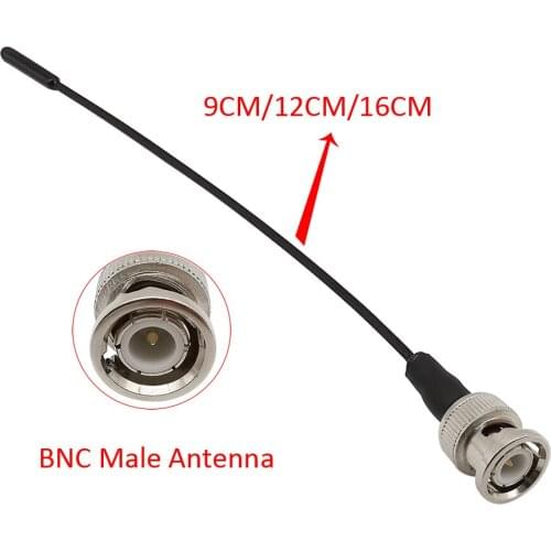 1Pcs BNC Male Antenna Connector 710-782MHz 50 Ohm BNC Plug Cable Aerial Adapter 9/12/16CM for WIFI Booster WLAN Modem Router