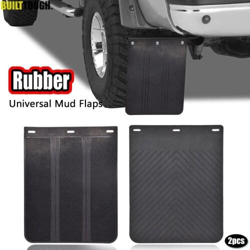 2Pc Universal Heavy Duty Rubber Mud Flaps Mudflaps Splash Guards Front Rear For Car Pickup SUV Van Truck minivans Motor Home