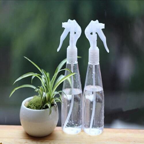 200ML Portable Clear Plastic Spray Bottle Cleaning Hand Water Garden Empty Trigger Spray Bottle Refilllable Water Watering Pot
