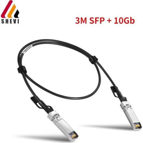 3M SFP + 10Gb DAC Copper Twinax Passive SFP Direct Passive SFP Module Cable Compatible Mikrotik cisco router Aruba