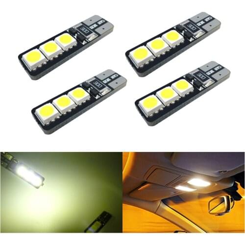 4x Canbus LED T10 W5W Clearance Parking Light Wedge Light Car Interior Dome Map Reading Lights For Honda Accord Civic CRV HRV
