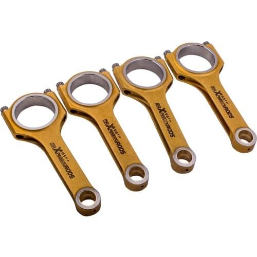 4pcs Titanizing Connecting Rod Rods for Audi A3 A4 A6 S4 TT 1.8 Turbo S3 A3 144mm Genuine ARP 2000 5/16" bolts