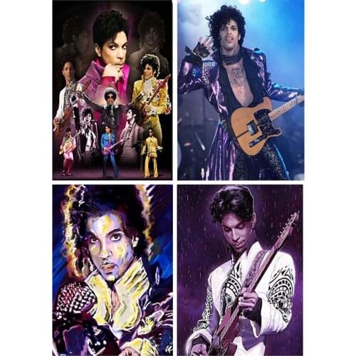 5d Diy Prince purple rain full square Diamond Paintings 3d Diamond Pattern Picture Needlework Religious Mosaic decor stickers