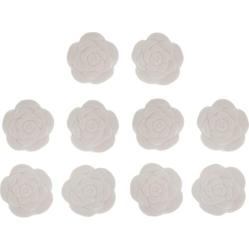 10 Pieces DIY Fragrance Aromatic Aroma Shape Flowers Home Roses Fragrance Diffuser Essential Oil For Bedroom
