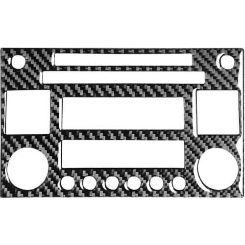 Car Auto Center Console Panel Cover Trim Carbon Fiber Adhesive Decals Decorative Stickers for Nissan 350Z