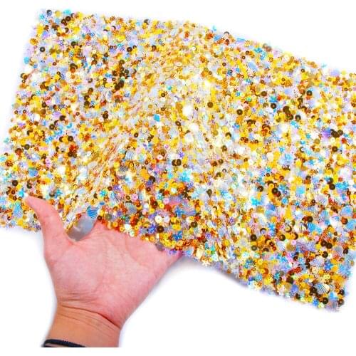 Glitter Ultrathin Mix Shape Colorful Sequined Hotfix Patches DIY Clothing Iron on Clothes Appliques Stickers 24x40cm