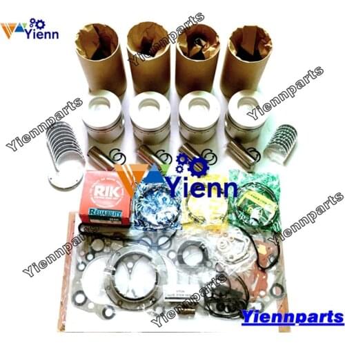For HINO W04C WO4CT Overhaul Rebuild Kit With Liner Excavator Tractor Truck Diesel Engine Repair Parts