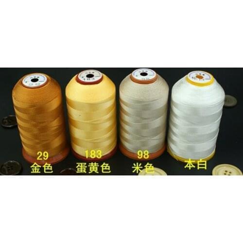 25color 3pcs/lot Imported polyester High quality Sewing Thread,Big Spool,300D 1000m/Spool,Both For Machine By Hand High Tenacity