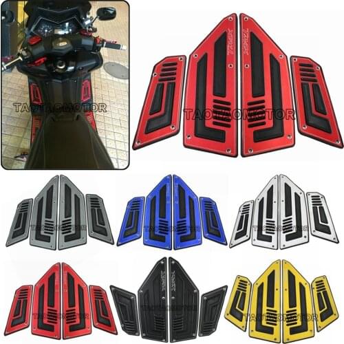 Motorcycle Footboard Steps Motorbike Foot For YAMAHA TMAX530 TMAX 530 T-MAX 530 2012 2013 2014 2015-16 Footrest Pegs Plate Pads