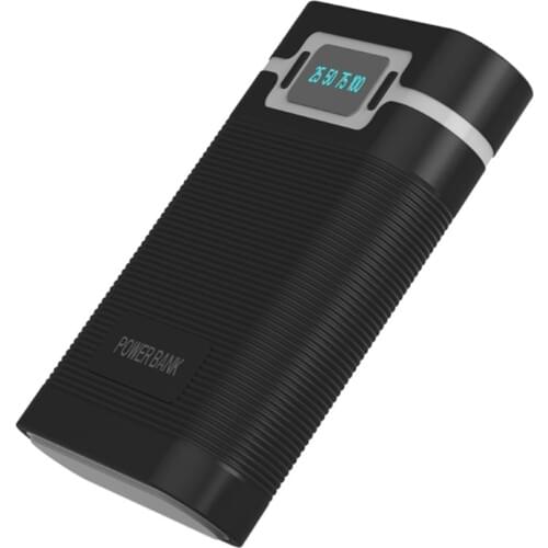 Anti-Reverse Portable Power Bank Box 4x 18650 DIY Display Battery Charger 5V 2A Case