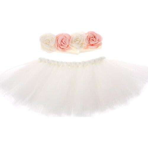 Newborn Photography Props Infant Costume Outfit Princess Baby Tutu Skirt P31B