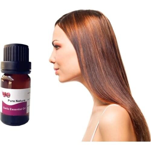Discounted Garlic Essential Oil for hair treatment 10ml high quality keratin hair straightening products good effect