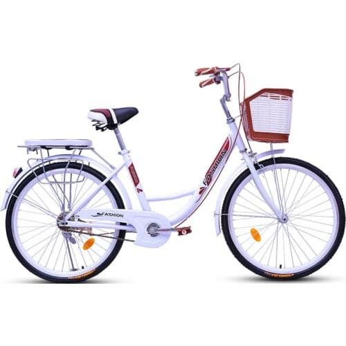 Bicycle Commuter Bicycle 20/24/26 Inch Men and Women Urban Retro Travel Light Adult Princess Student Ladies Car