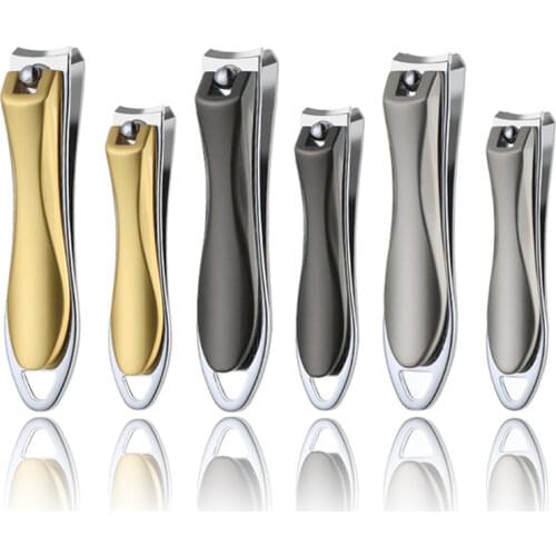 1Pc Stainless Steel Nail Clippers Professional Finger Toe Nail Trimmer Nail Cutte Scissor Manicure Pedicure Nail Art Tools