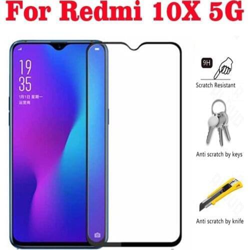 10PCS/Lot 3D Tempered Glass For Xiaomi Redmi 10X 10 X 5G Full Cover 9H Protective film Screen Protector For Xiaomi Redmi 10X 5G