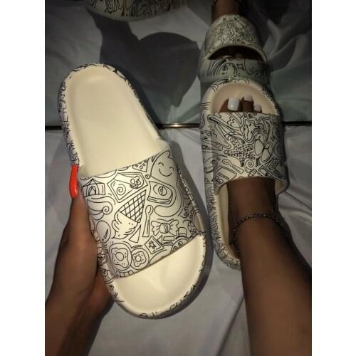 2021 Summer Womens Flat Sandals Open Toe Beach Slippers Outdoor Casual Womens Shoes Plus Size 45