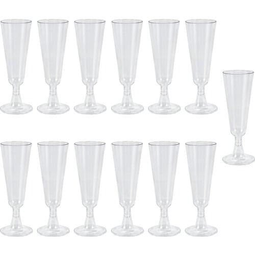 60Pcs 150Ml Disposable Hard Plastic Champagne Glass Red Wine Glass Goblet Wine Glass Party Festival Event Supplies CNIM Hot