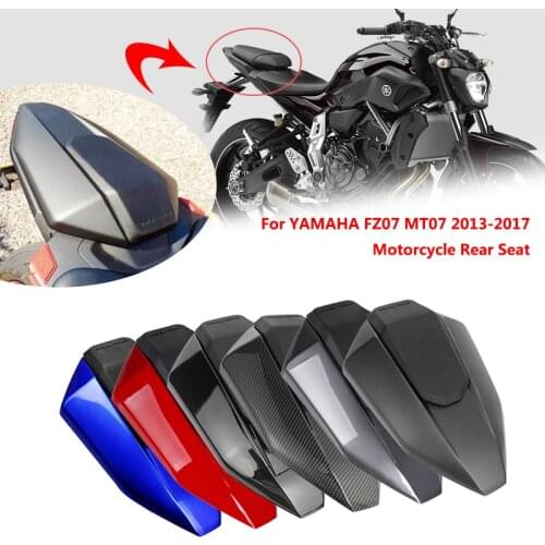 ABS Plastic Motorcycle Rear Tail Solo Seat Cover Cowl Passenger Hump for Yamaha 2013 2014 2015 2016 2017 MT07 FZ07 MT FZ 07 Part