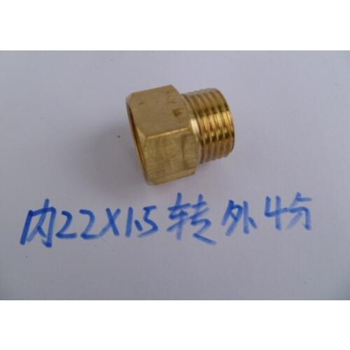 High Pressure Cleaning Machine Tube Modification Motorized Spray Pipe Conduit Adapter M22 * 1.5 Turn Out M20 G1 / 2