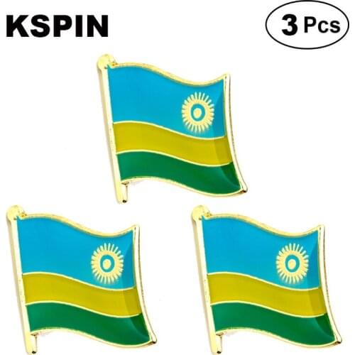 Rwanda Lapel Pin Brooches Pins Flag badge Brooch Badges