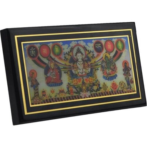 Feng Shui Om Mani Padme Hum Blessing Plaque W1899