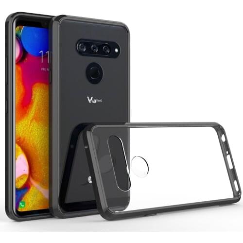 Hybrid TPU Hard Clear Case for LG V50 Case Soft Bumper Armor Shockproof Silicone Cover Case for LG V50 ThinQ / LG K50 Case