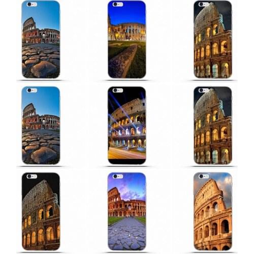 Wexoeq The Famous Colosseum Rome For HTC Desire 530 626 628 630 816 820 One A9 M7 M8 M9 M10 E9 Plus U11 For Moto G G2 G3