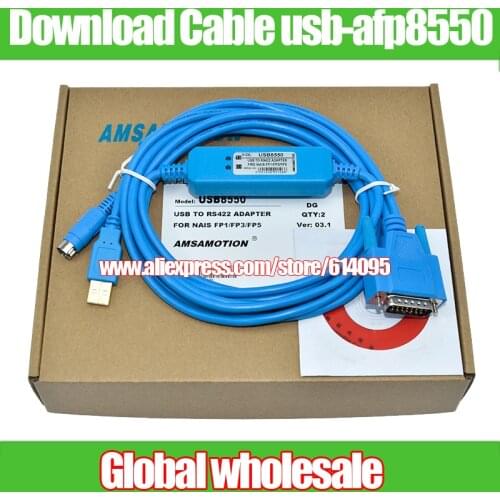 1pcs VH VB M Series PLC Programming Cable USB-VIGOR Communication Download Cable / USB to RS232 adapter for VIGOR VB / VH / M