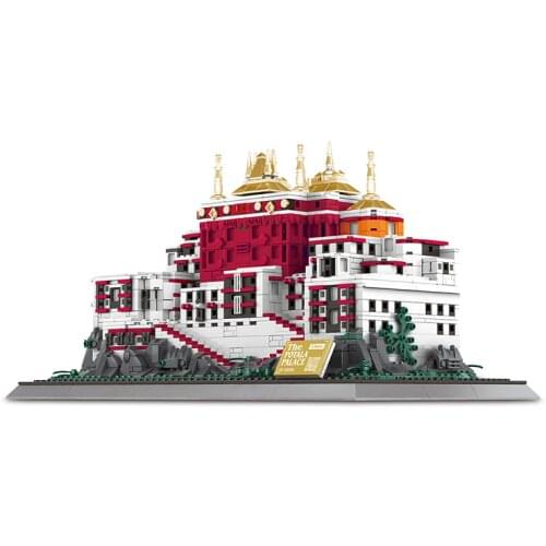 NEW Architecture Building Blocks China Famous Potala Palace DIY Bricks Classic Collection Model Educational Toys For Child Gift