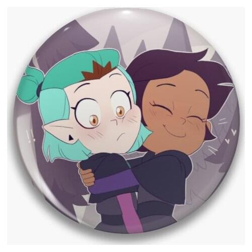 Lumity Soft Button Pin Creative Gift Funny Jewelry Brooch Cute Clothes Fashion Decor Lapel Pin Cartoon Hat Women Metal Collar