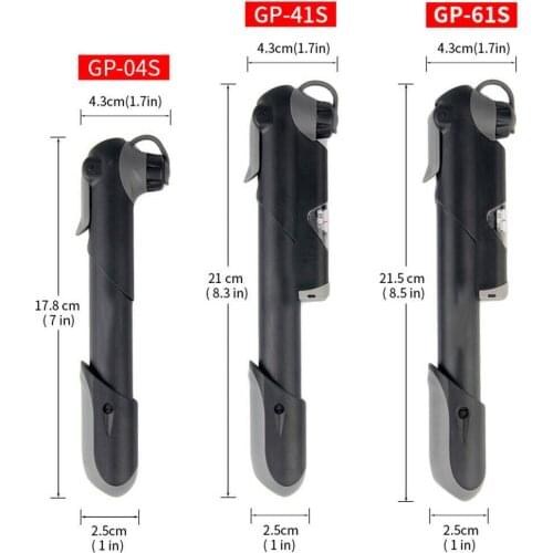 Bike Pump Shock Air Pressure Compressor For Bicycle Pressure Gauge Portable Tire Valve Gas Co2 Inflator Repair Basketball Set