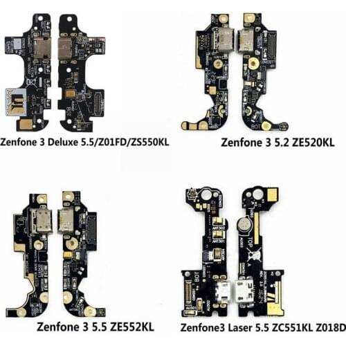 New Micro Dock Connector Board For Asus Zenfone 3 Laser ZC551KL ZE520KL/ ZS550KL/ ZE552KL USB Charger Plug Flex Cable Parts