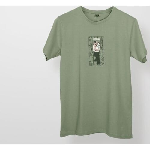 New season mens t-shirt 100% cotton round collar normal mold bike collar printed standard size high quality natural T-shirts