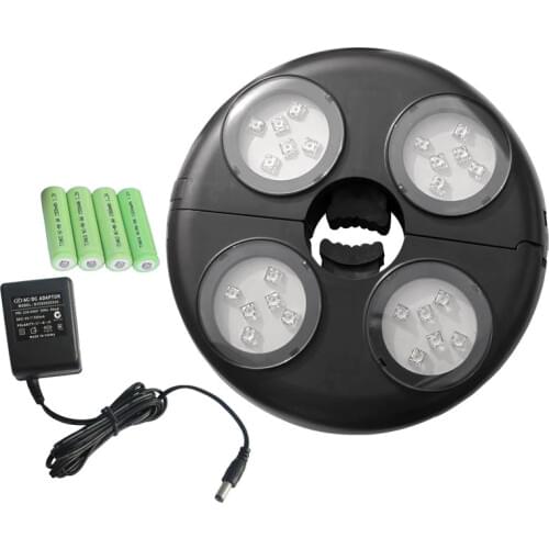 Camping Super Light LED umbrella Lights Garden Parasol Chargeable Outdoor Cantilever Pool Cordless Stand Deck Light Table